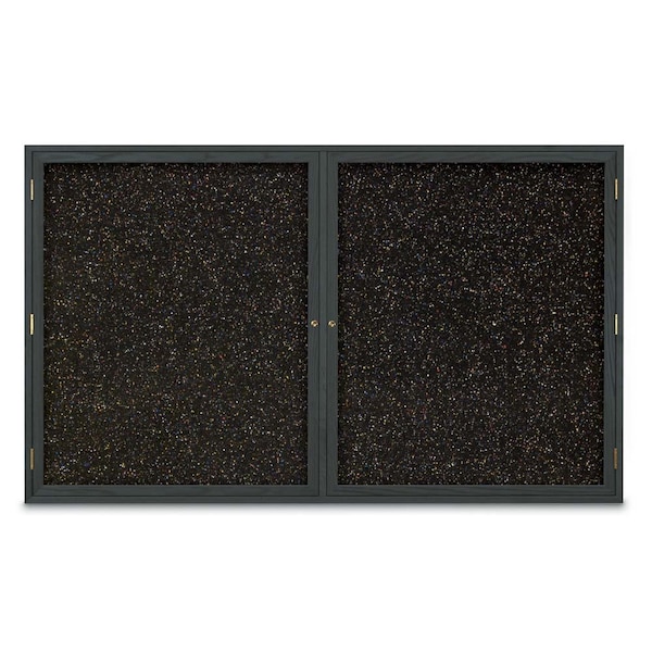 Sliding Door Indoor Enclosed Corkboard, 7